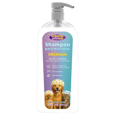 Shampoo dermatológico para mascotas