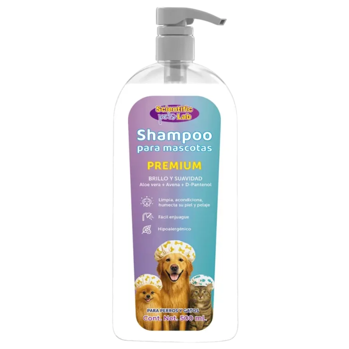 Shampoo dermatológico para mascotas