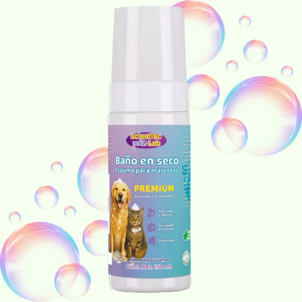 Espuma Limpiadora para mascotas (baño en seco) 150mL